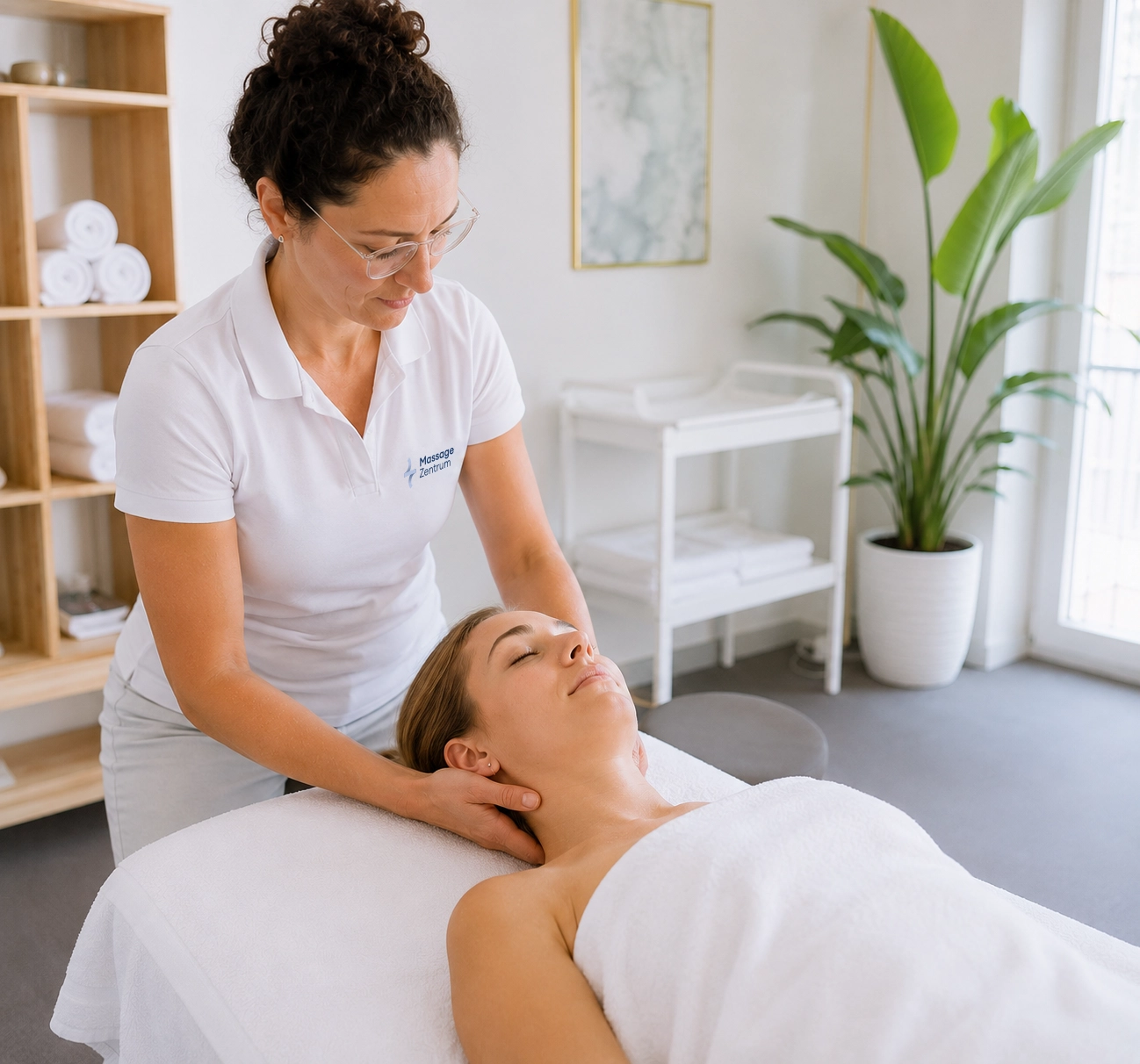 Behandlung von Nacken und Schultergürtel – Massage Zentrum Ehrendingen